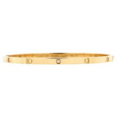 Cartier Love 6 Diamond Bracelet 18K Yellow Gold and Diamonds Small