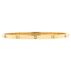 Cartier Love 6 Diamond Bracelet 18K Yellow Gold and Diamonds Small