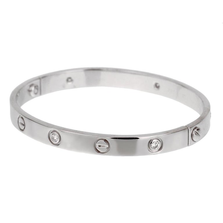 love bracelet 6 diamonds