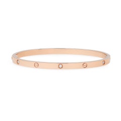 Cartier Love 6 Diamonds Small Model Bracelet 18K Rose Gold