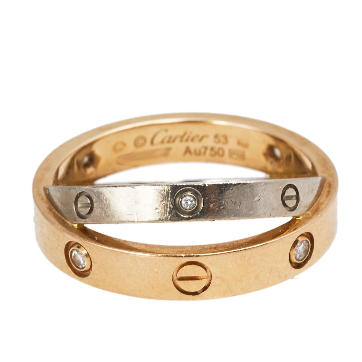 cartier 750 53 ring