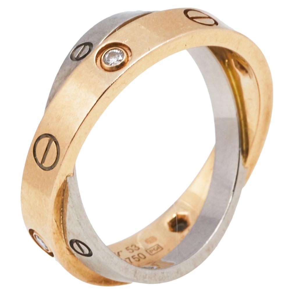 18k TWO TONE LV RING, Women's Fashion, Jewelry & Organizers, Rings