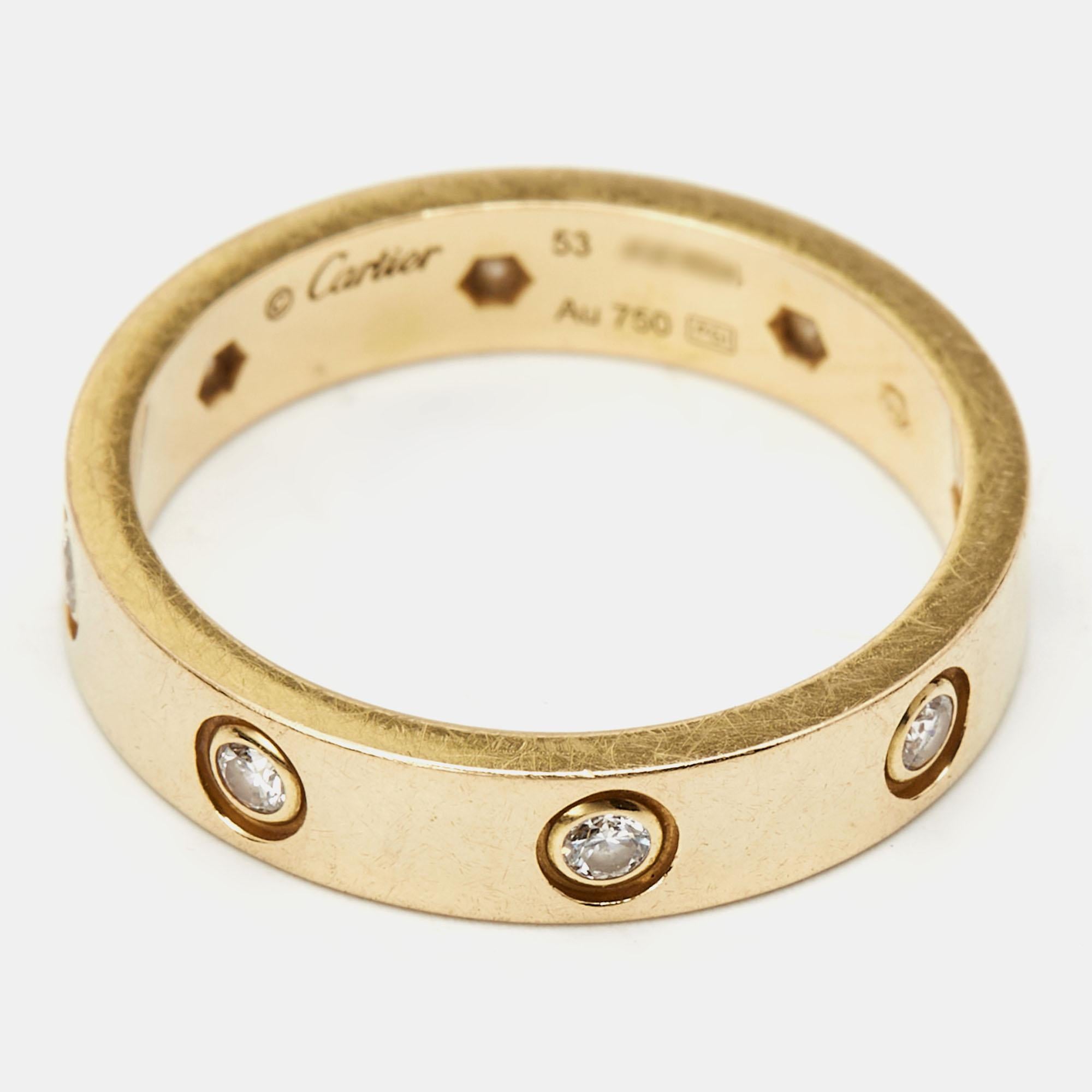 cartier love ring size 8