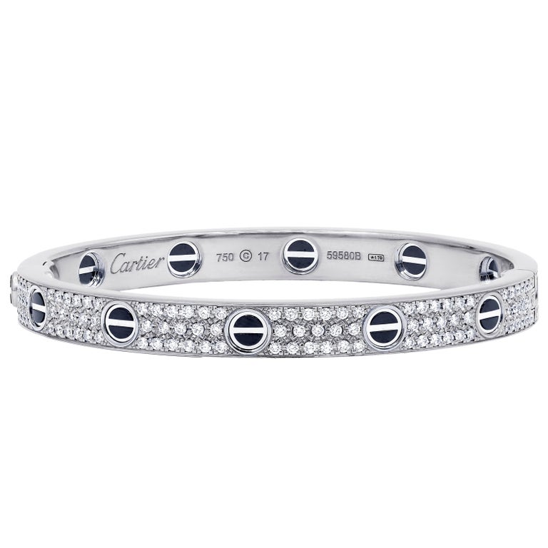 All diamond cartier bracelet