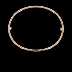 Cartier LOVE B6040616 Rose Gold 0.96 Carat Round Diamond Bangle Bracelet
