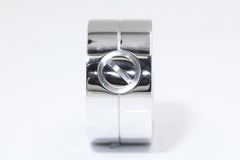 Cartier Love Band 18 Karat White Gold Ring