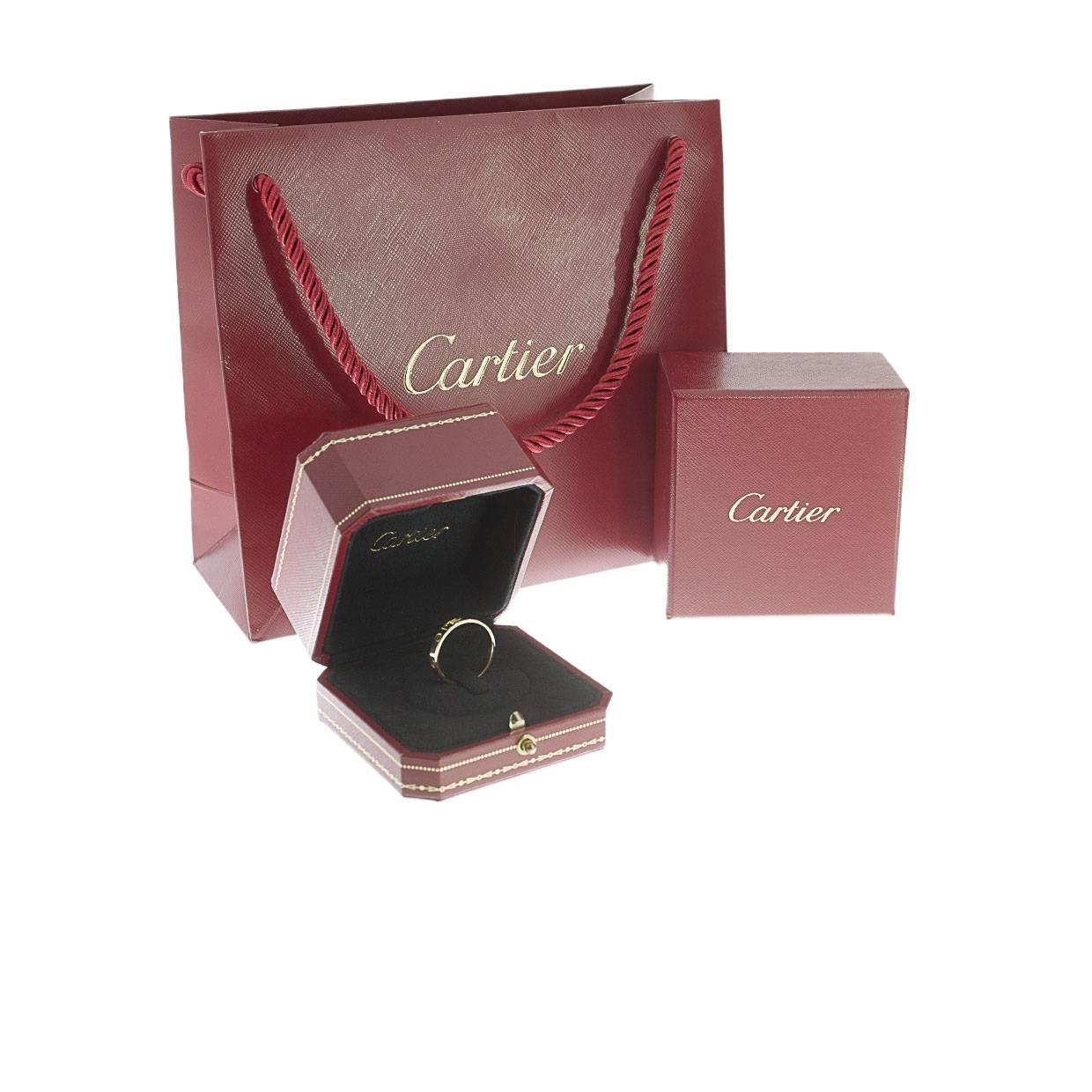 Cartier Love Band 18 Karat Yellow Gold Ring 4
