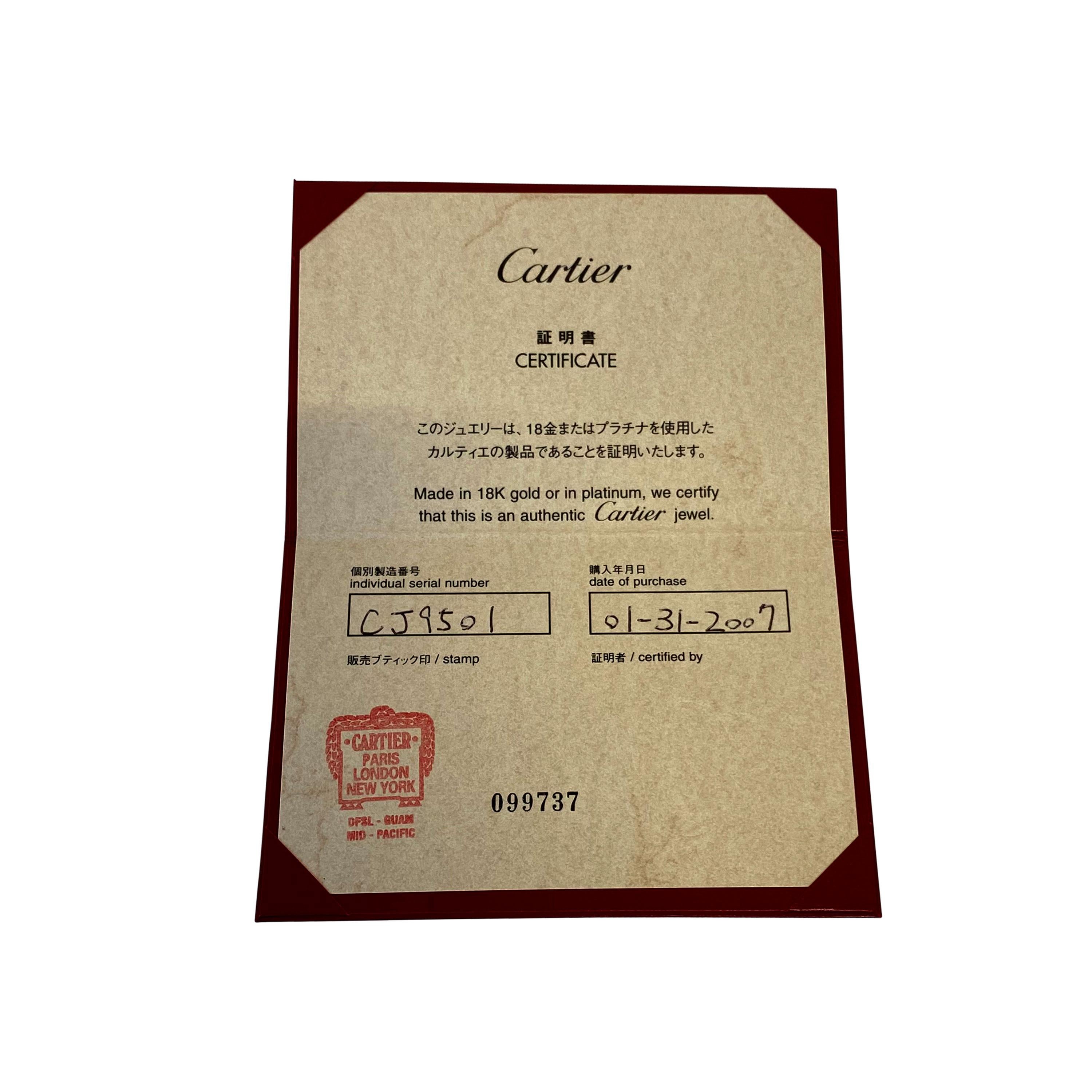 Cartier Cartier Love Band aus 18 Karat Roségold im Zustand „Hervorragend“ in New York, NY