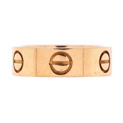 Cartier Love Band Ring 18K Rose Gold