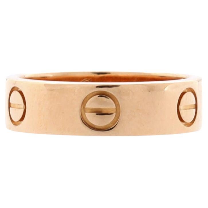 Cartier Love Band in 18K Rose Gold For Sale at 1stDibs