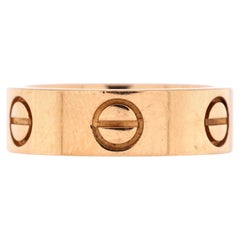 Cartier Love Band Ring 18K Rose Gold