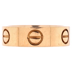 Cartier: 18 Karat Roségold Love Band-Ring