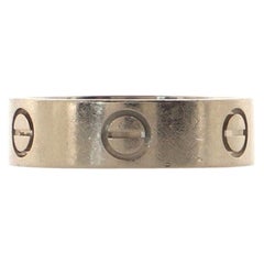 Cartier Love Band Ring 18K White Gold