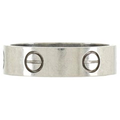 Cartier Love Band Ring 18k White Gold