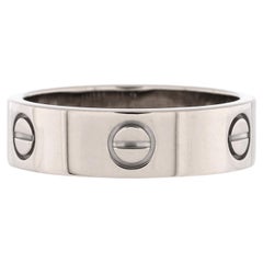Cartier Love Band Ring 18k White Gold