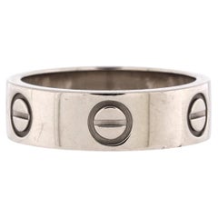 Cartier Love Band Ring 18k White Gold