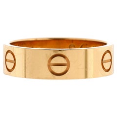 Cartier Love Band Ring 18k Yellow Gold