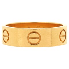 Cartier Love Band Ring 18K Yellow Gold