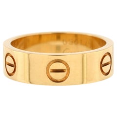 Cartier Love Band Ring 18K Yellow Gold
