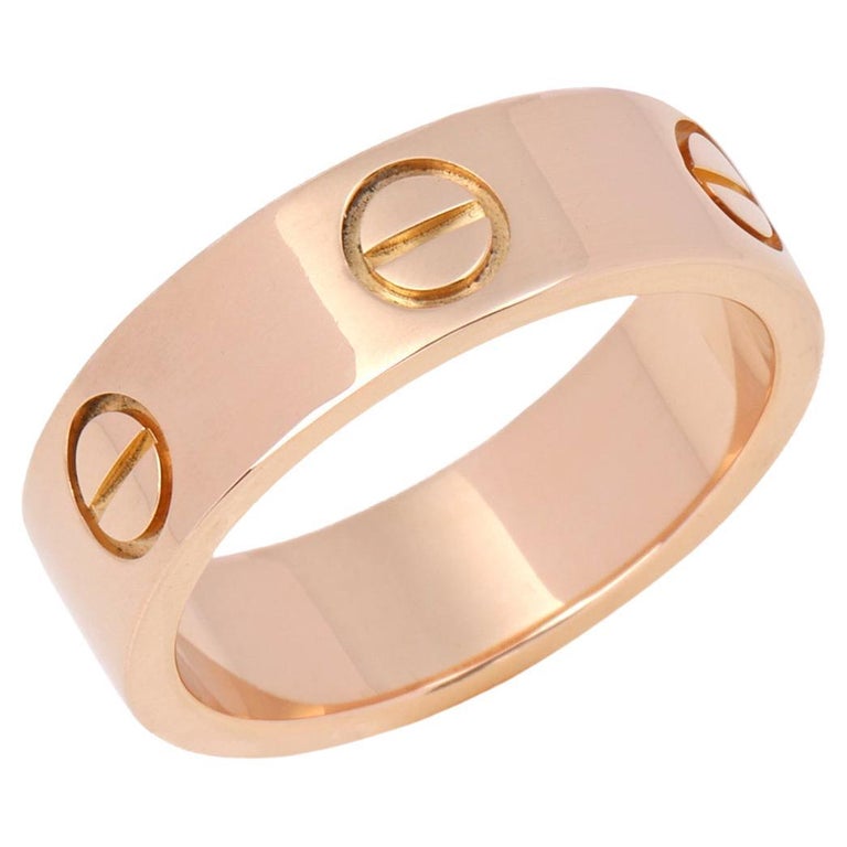 Cartier Love Band Ring at 1stDibs | cartier 52833a 750 1t0 leve цена, cartier  750 ring 52833a, leve rings