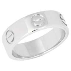 Used Cartier Platinum Love Band Ring