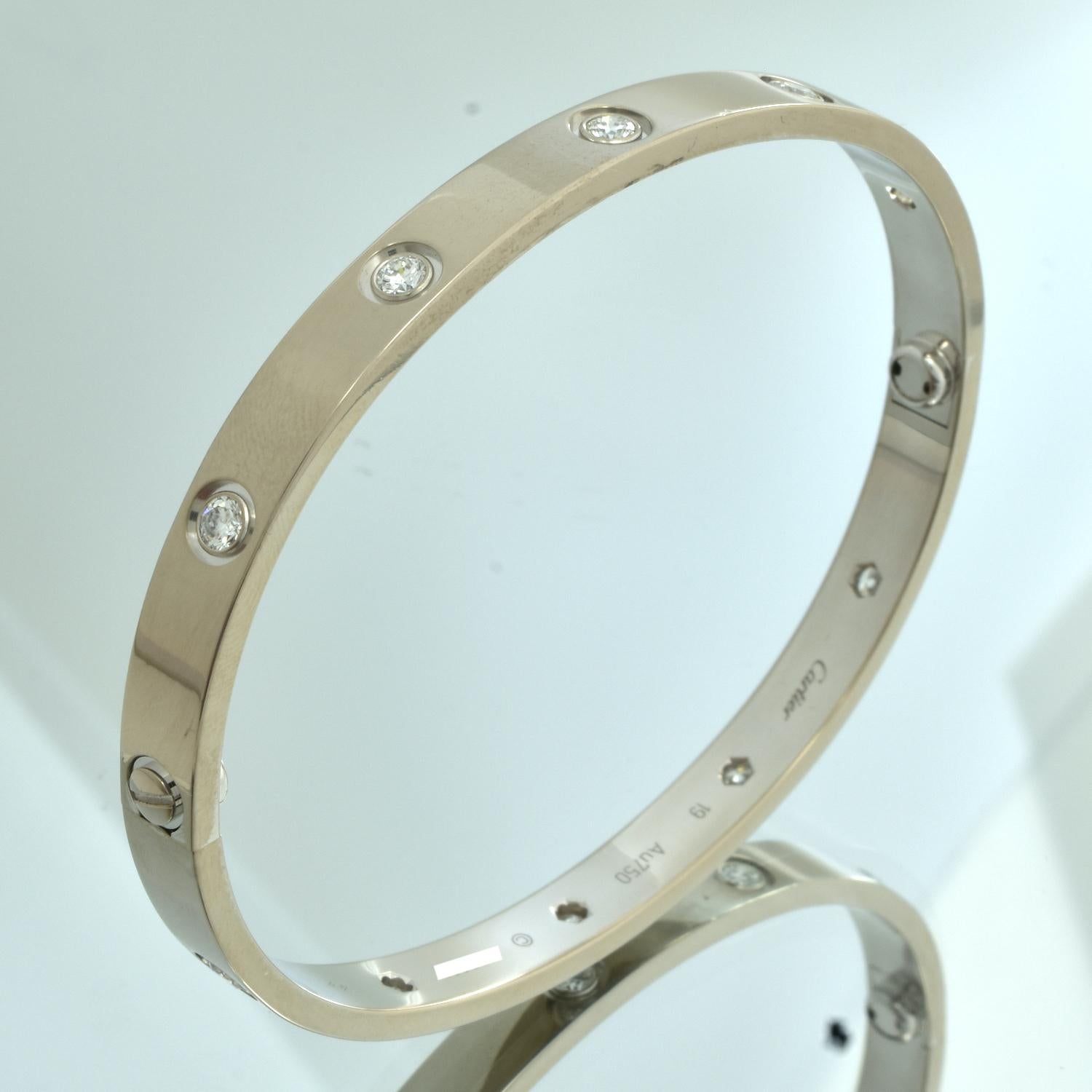 Cartier Love Bangle 10 Diamond 'C-430' 1