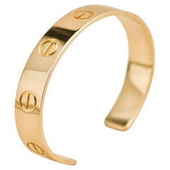 Cartier Love Armreif 18k Gelbgold Wild XL Größe 19