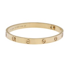 Cartier Love Bangle Bracelet 18K Yellow Gold
