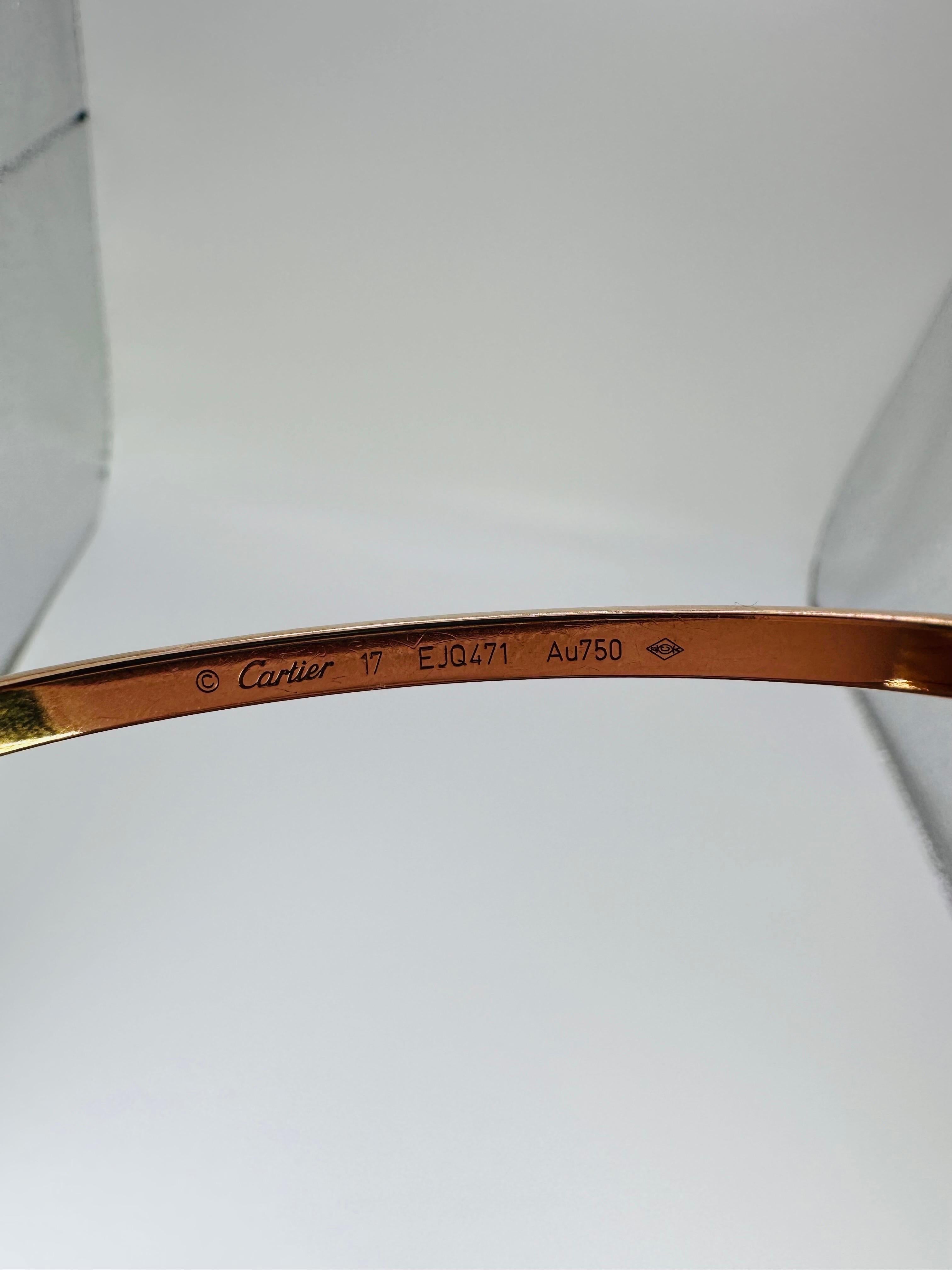 cartier 18 b21813 au750