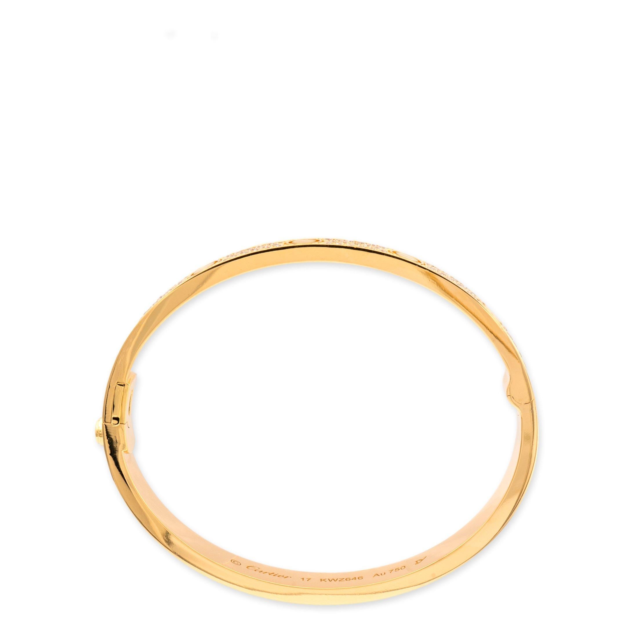 cartier 17 b21813 au750 price