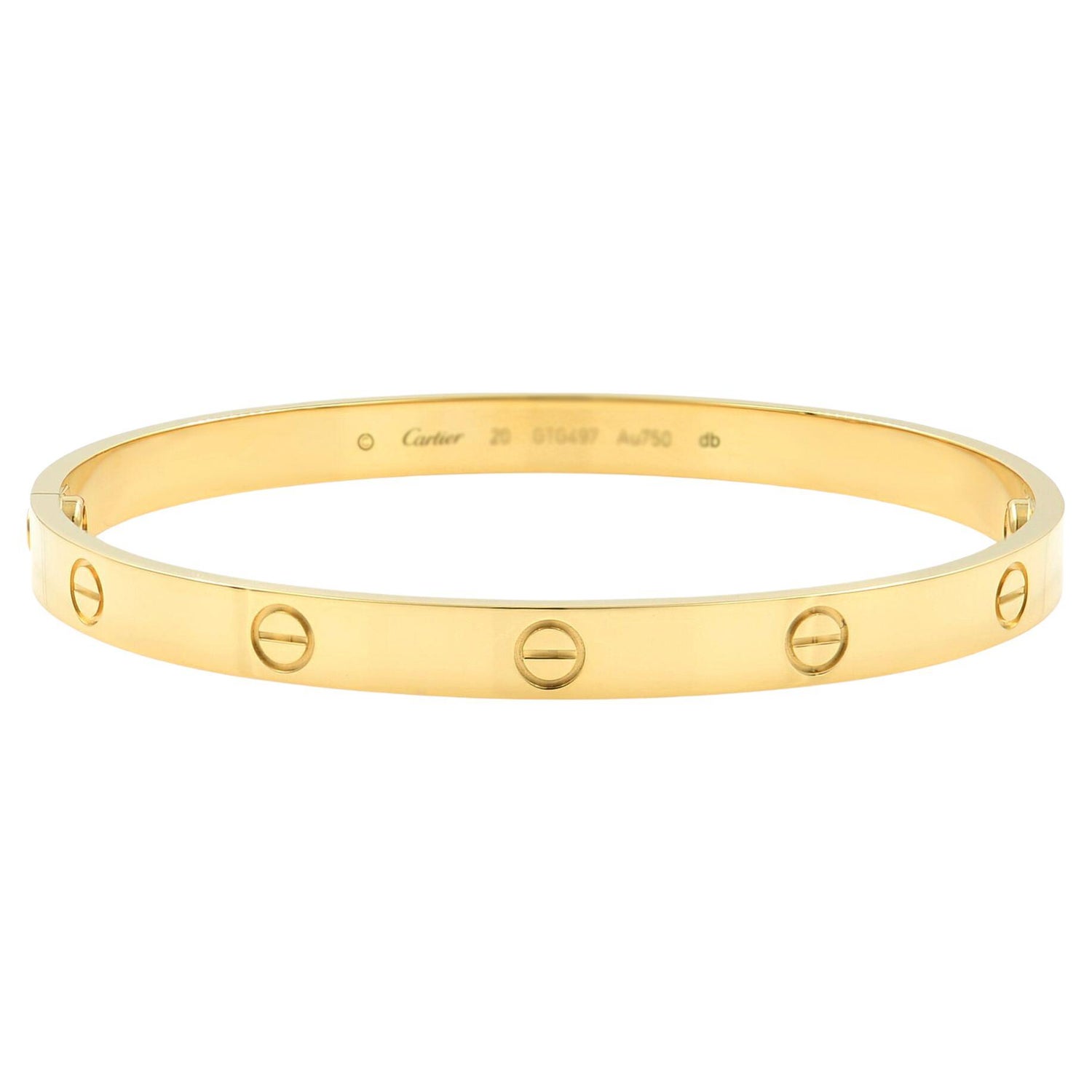 Cartier initial bracelet