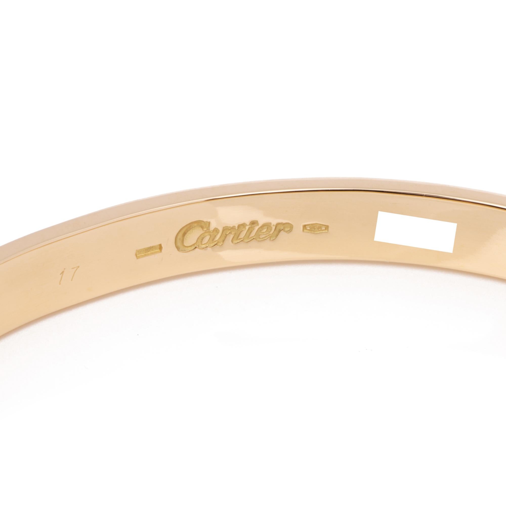 Contemporary Cartier Love Bangle