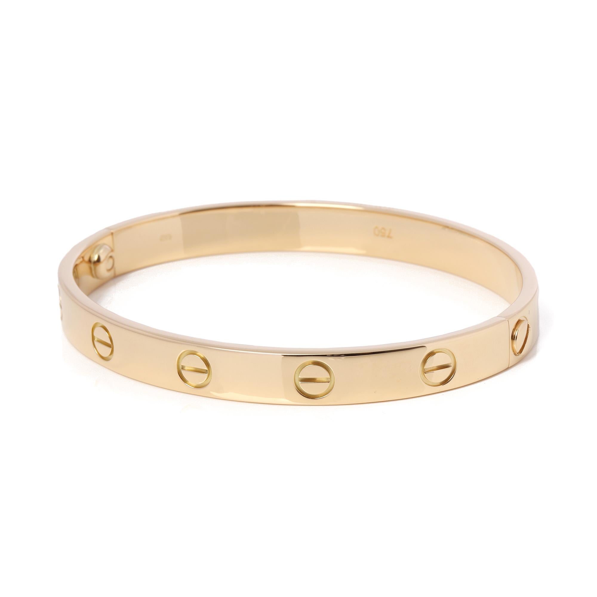 Contemporary Cartier Love Bangle