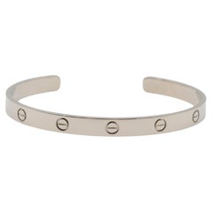 Cartier Love Bangle in White Gold, 27.8g