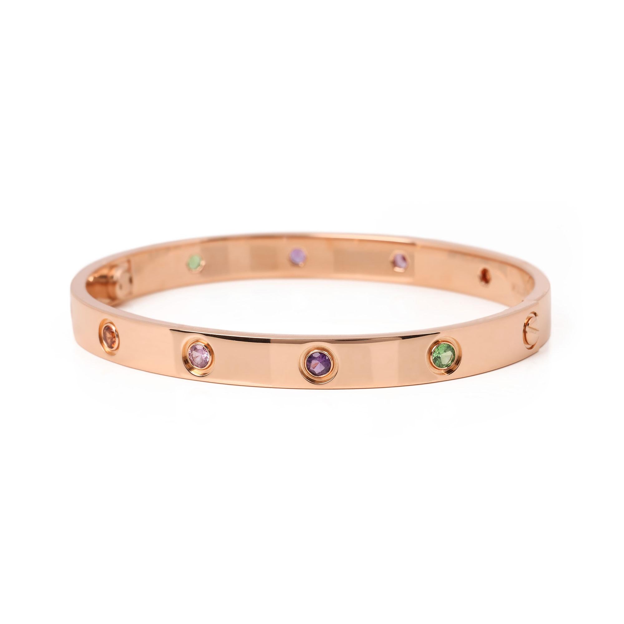 cartier love bracelet with sapphires