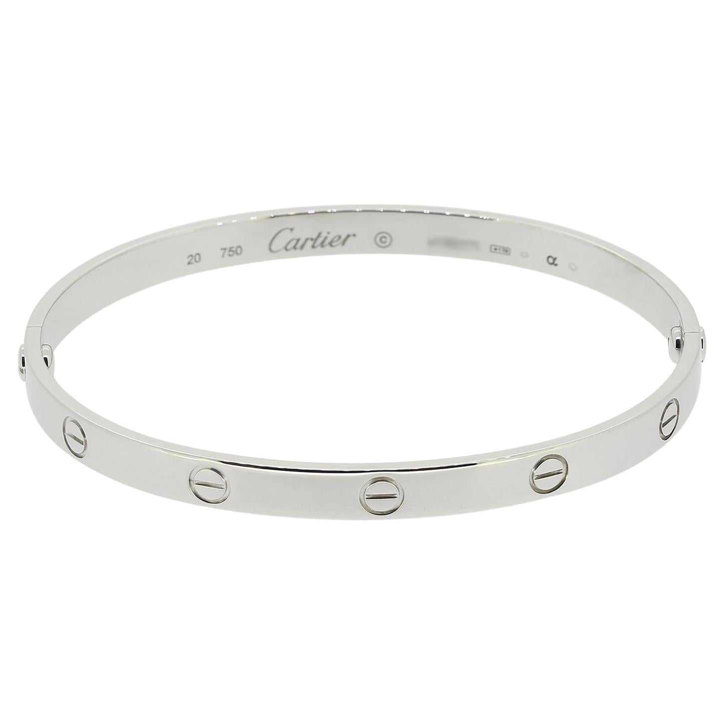 Brazalete Cartier LOVE Talla 20