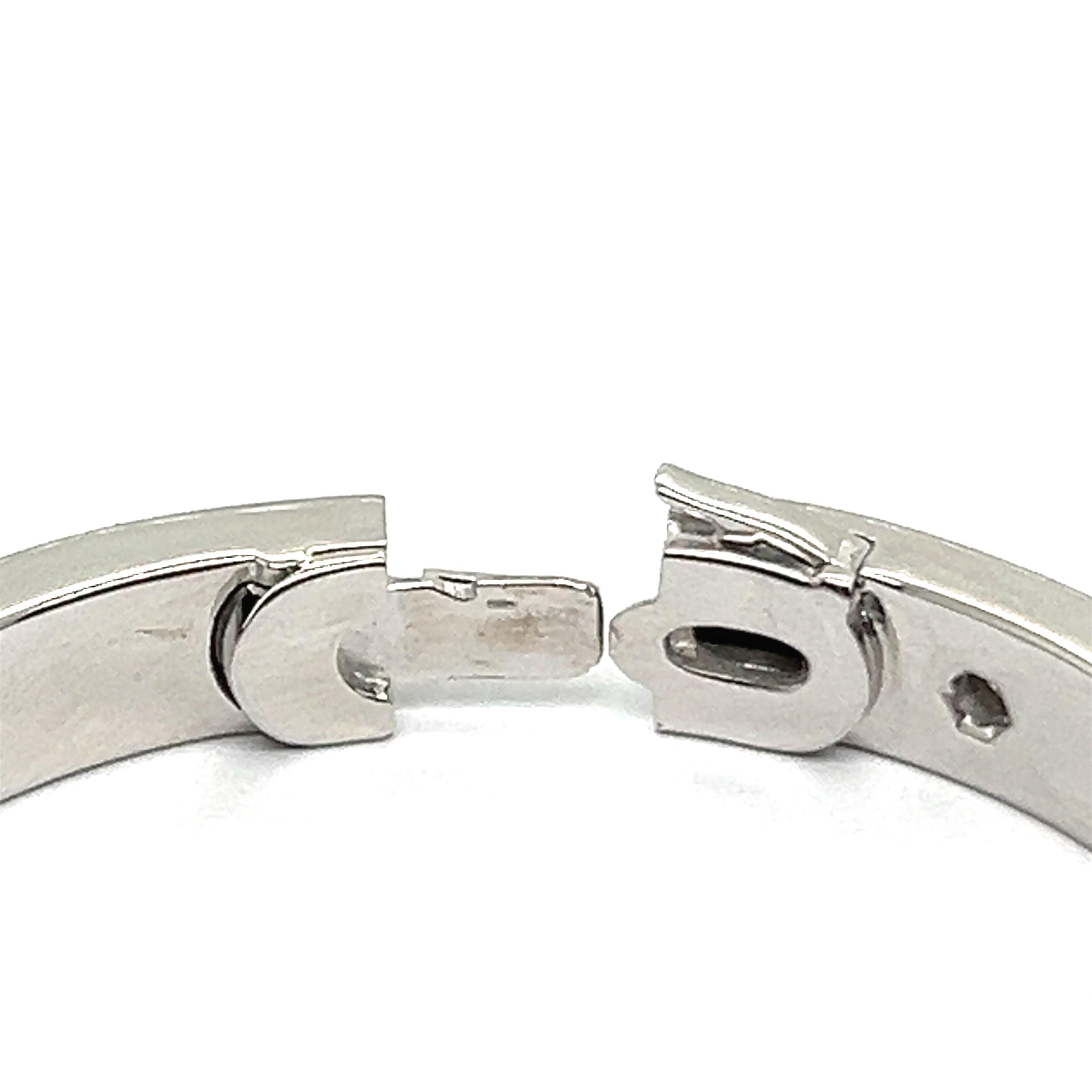 Cartier Love Bangle with Diamonds in 18 Karat White Gold  For Sale 8