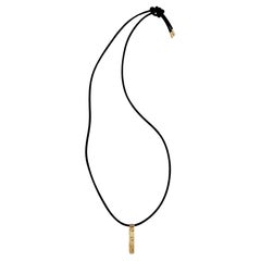 Cartier Love Bar Halskette mit Anhänger aus 18 Karat Gold mit Kordel