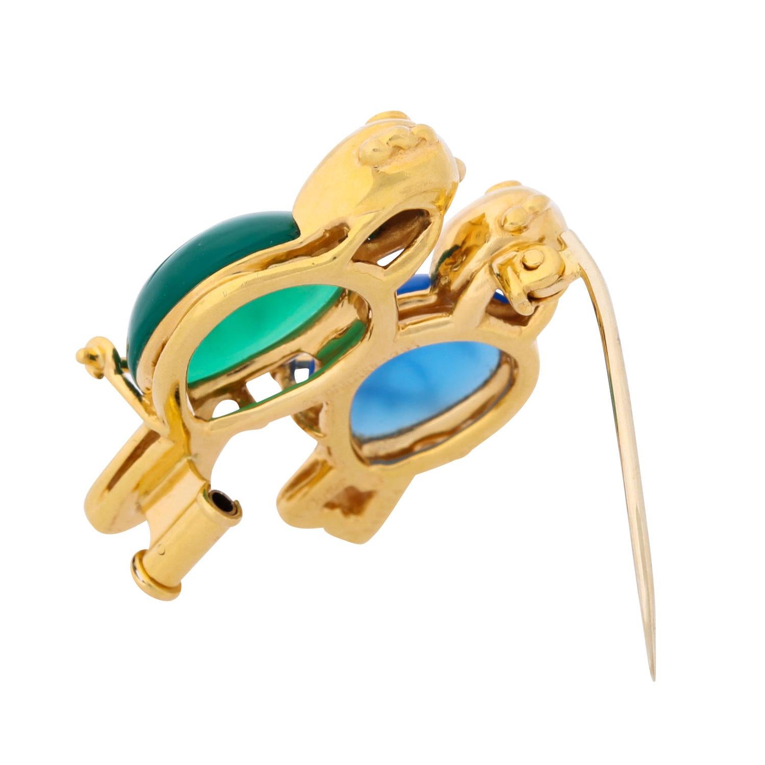Moderne Broche Love Birds de CARTIER en vente