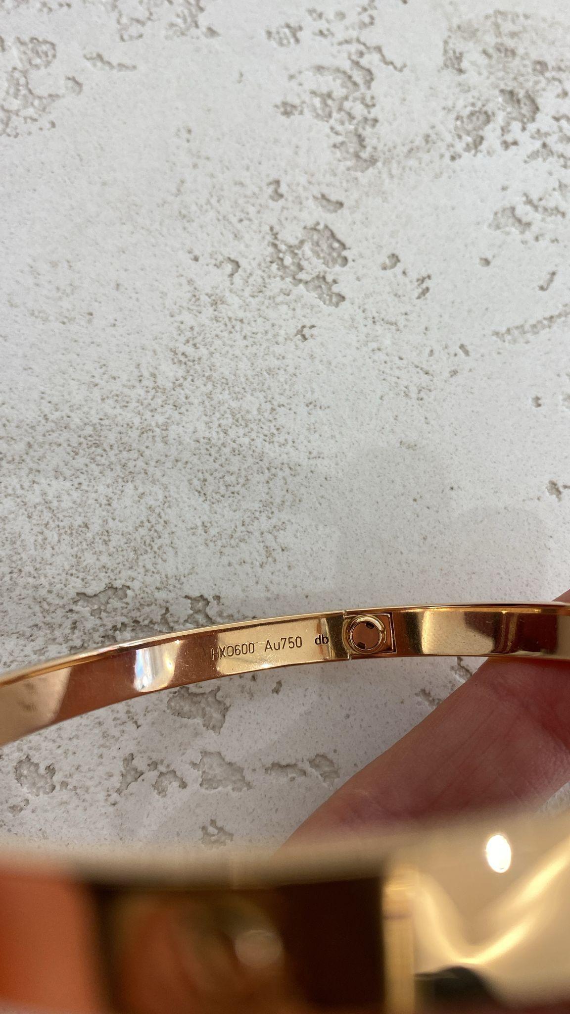 Cartier Love Bracalet - 750 PG - Size 21 - Full Set - 4