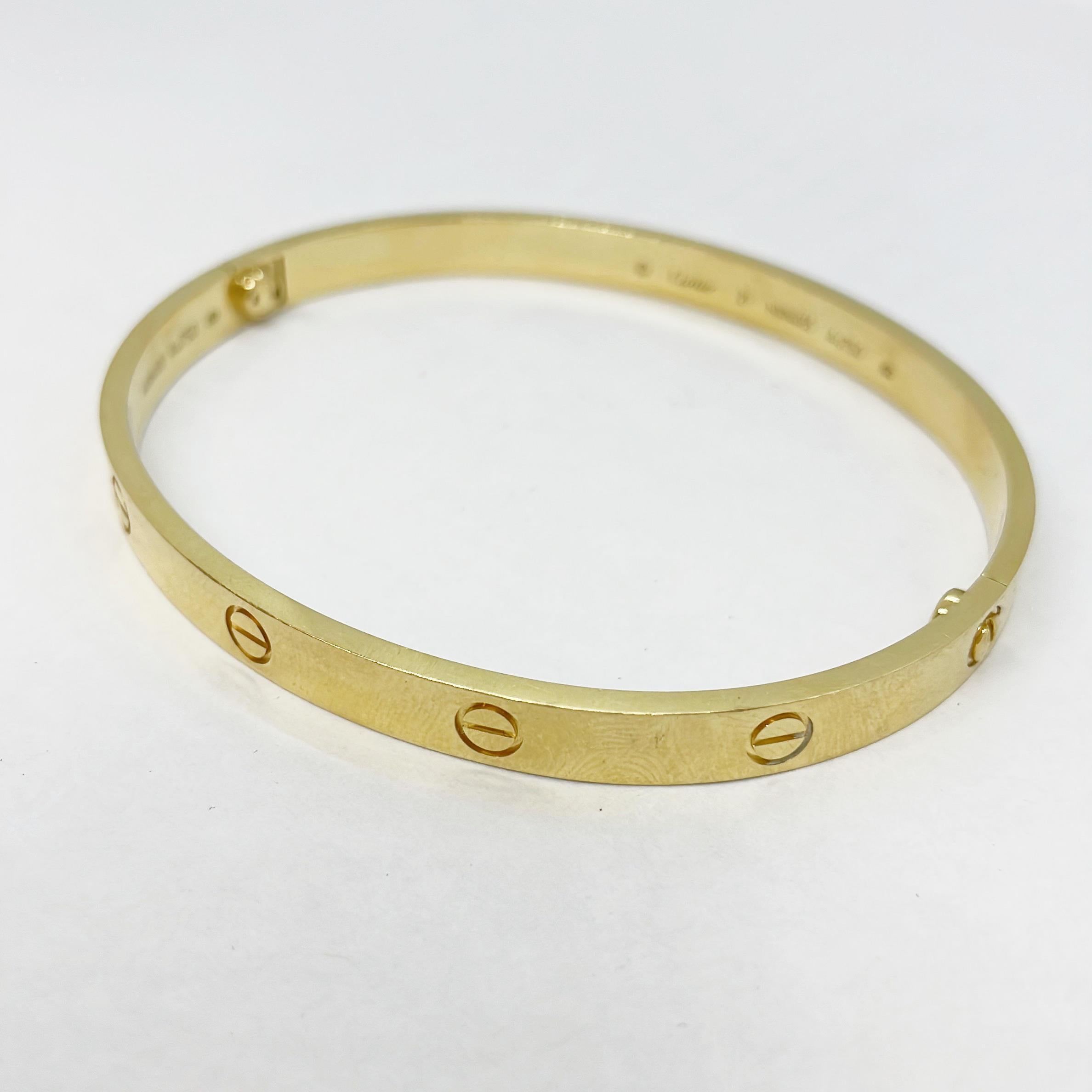 Cartier Love Bracalet at 1stDibs cartier au750 75017 cartier ip 6688