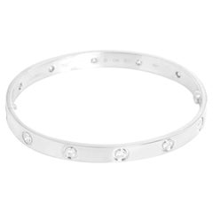 Cartier Love Bracelet 10 Diamond 18k White Gold