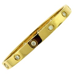 Cartier Love Bracelet 10 Diamond in 18 Karat Yellow Gold