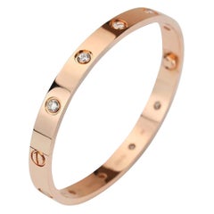 Cartier Love Bracelet 10 Diamond in Yellow Gold