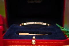 Cartier Love Bracelet 10 Diamonds 18 Karat, with Box and Papers Ref. B6047817