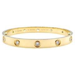 Cartier Love Bracelet 10 Diamonds 18 Karat Yellow Gold Bangle Estate