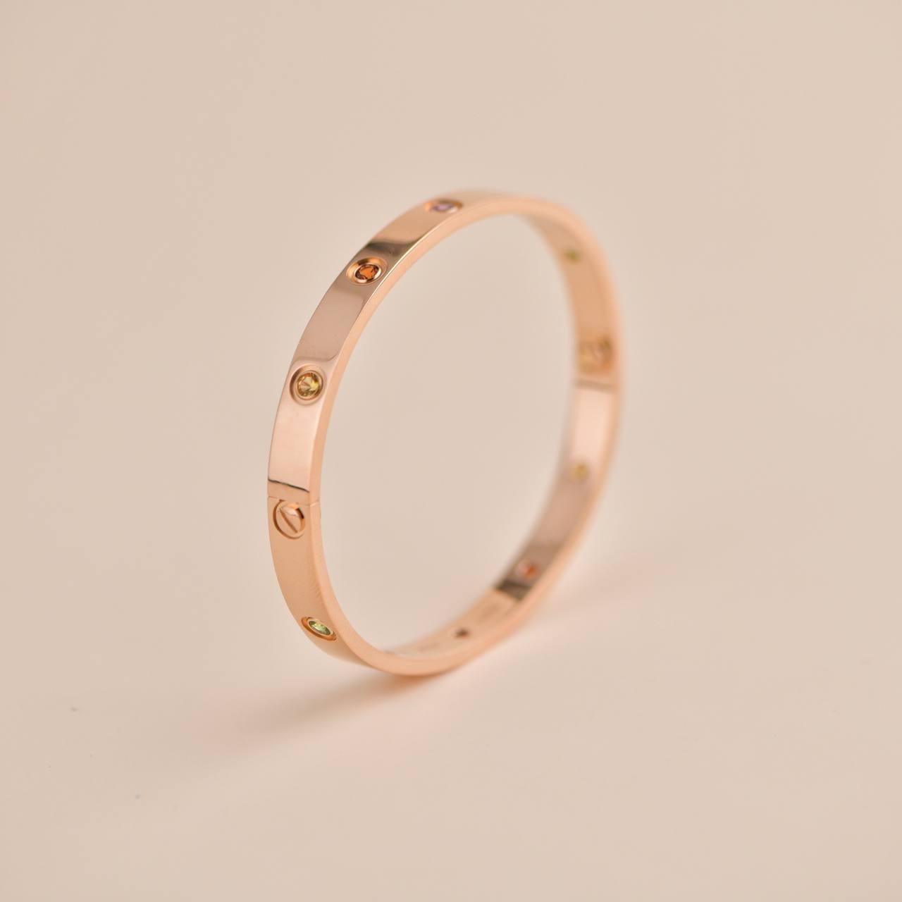 cartier gemstone bracelet