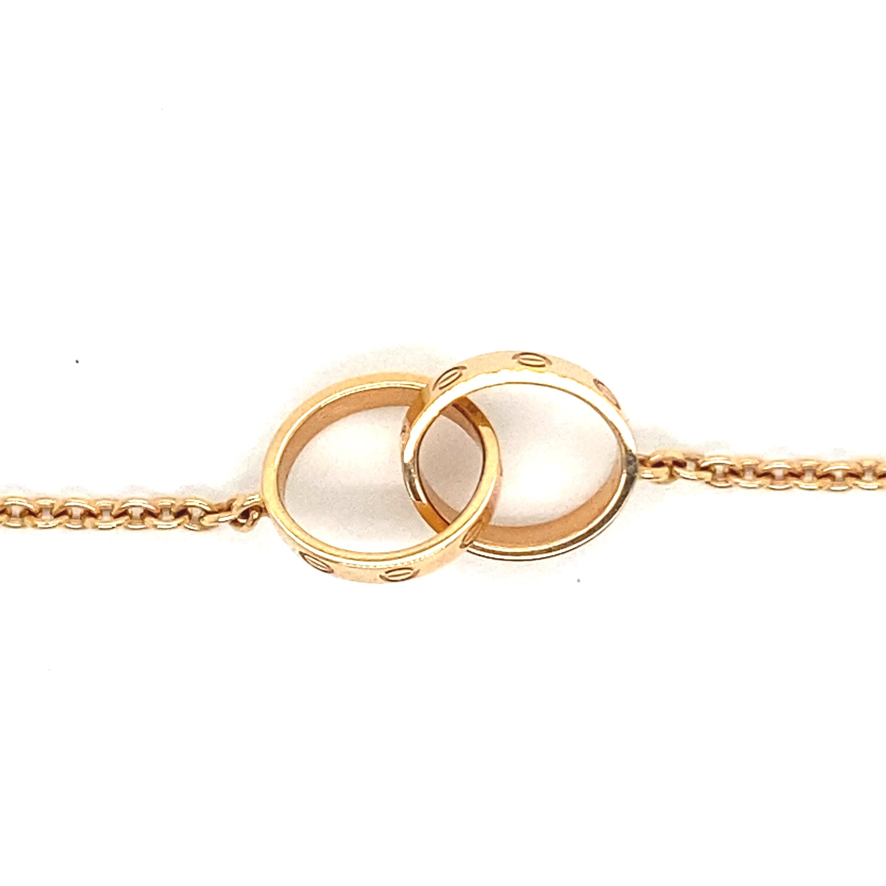 cartier two ring bracelet