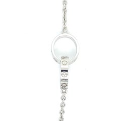 Cartier Love Bracelet, 18 Carat White Gold with Two Interlocking Love Rings