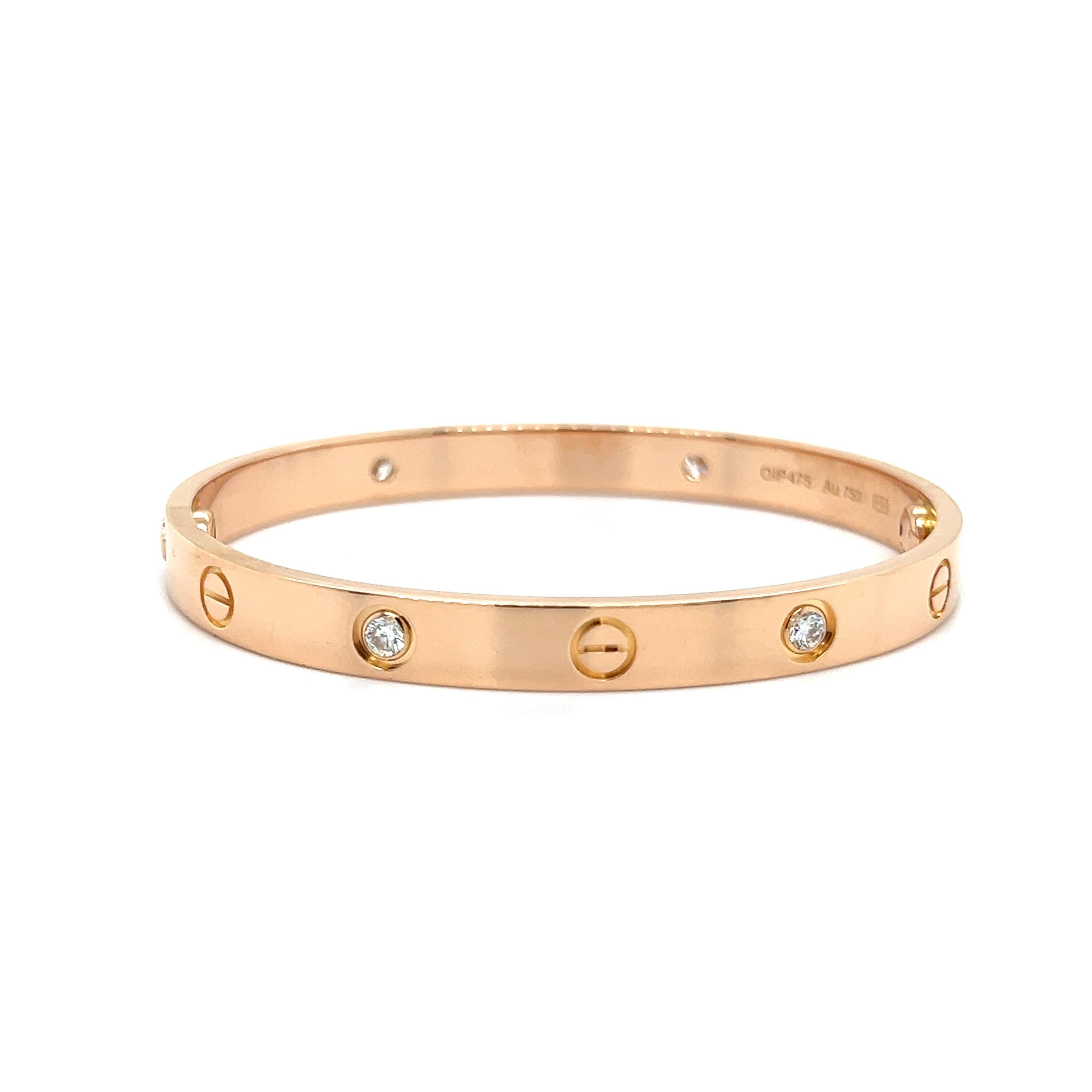 Love collection bracelets are surrounded with lore. As the story goes, they could at first only be purchased by couples who would surrender the screwdrivers to one another. When Cartier introduced the bracelet, they further cemented its romantic